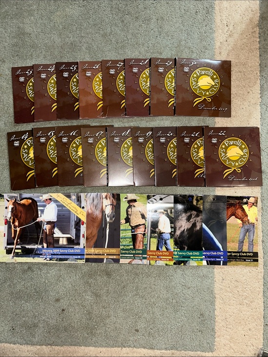 Other - Parelli Savvy Club Natural Horsemanship DVDs 24 set 2005, 2006, 2008